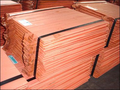 COPPER CATHODES 9999% 